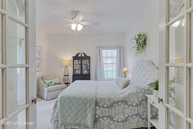3817 Carriage Hill Dr, Crestwood, KY 40014 - carpeted bedroom featuring a ceiling fan