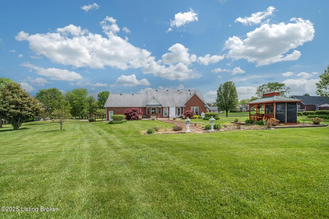 109 Terri Rose Ct, Hodgenville, KY 42748 - view of yard featuring a gazebo