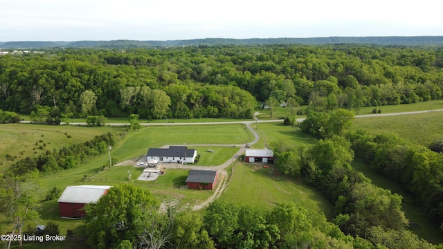 4200 Raywick Rd, Raywick, KY 40060 - aerial view of sparsely populated area with a forest