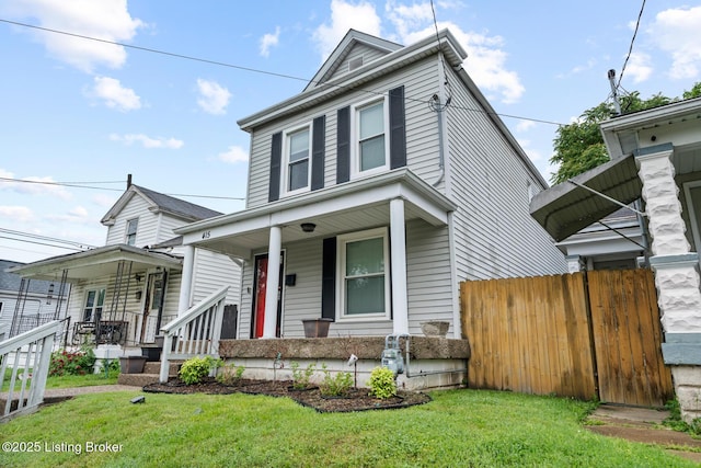 415 Gwendolyn St, Louisville, KY 40203 - view of front of house featuring a porch