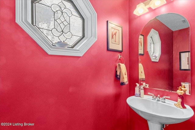 bathroom with a sink