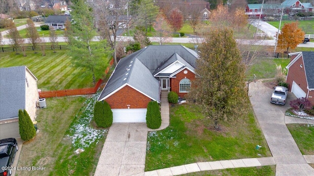 drone / aerial view