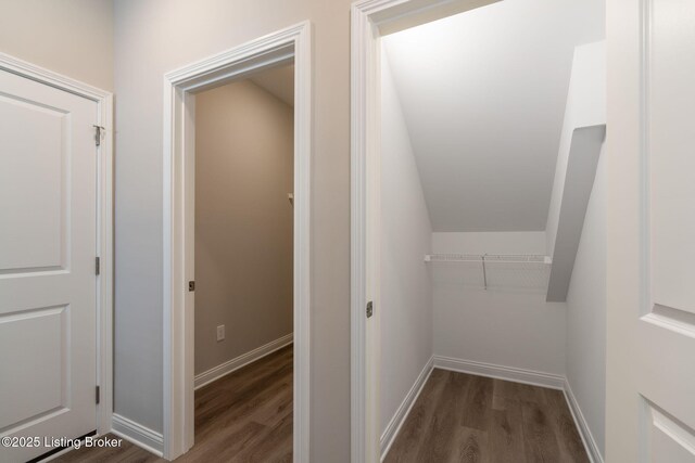 1332 Etawah Ave, Louisville, KY 40222 - hallway featuring wood finished floors and baseboards