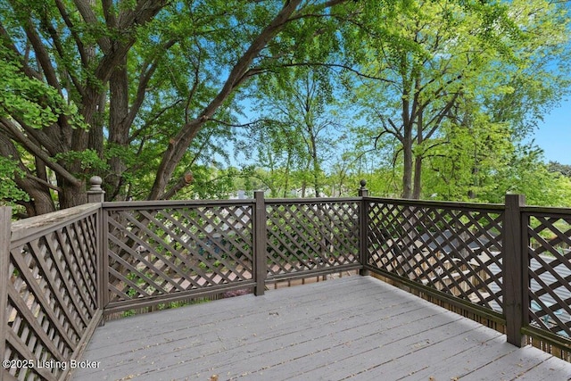 view of deck