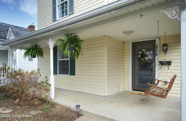 206 E Madison St, La Grange, KY 40031 - view of exterior entry featuring a porch