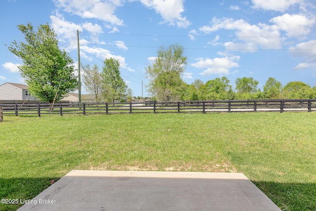 112 Shadow Rock Ct, Shepherdsville, KY 40165 - view of yard featuring fence and a rural view