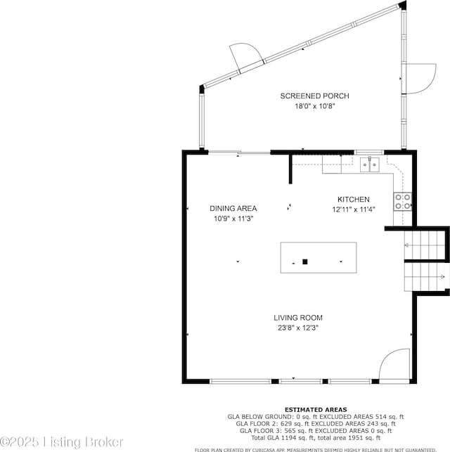 2311 Langdon Dr, Louisville, KY 40242 - view of layout