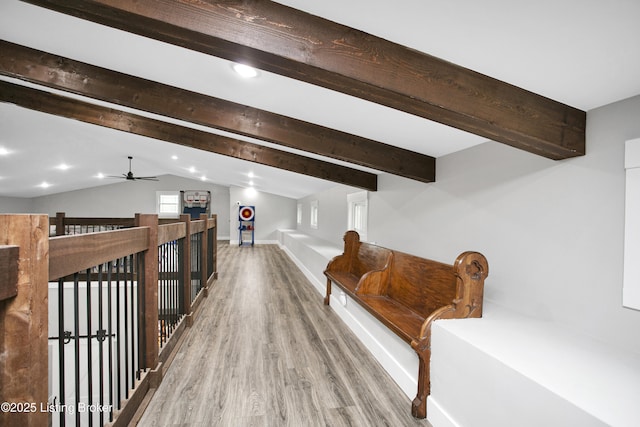 501 Shumate Ln, Bardstown, KY 40004 - hallway with wood finished floors and baseboards
