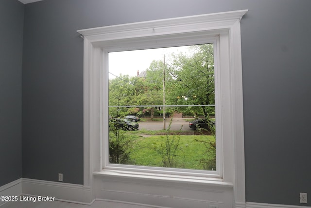 interior details featuring baseboards