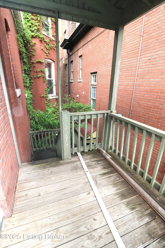 view of deck