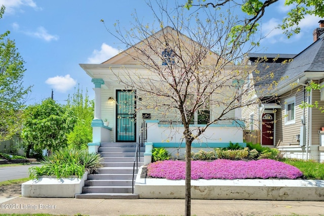 view of front of home