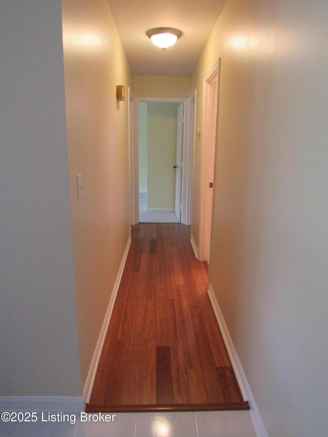 11802 Running Creek Rd, Douglass Hills, KY 40243 - corridor with wood finished floors and baseboards