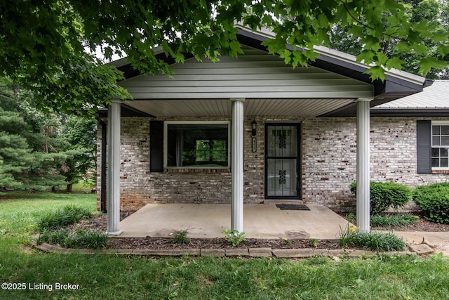 4217 Deckard School Rd, Radcliff, KY 40160 - entrance to property with covered porch and brick siding