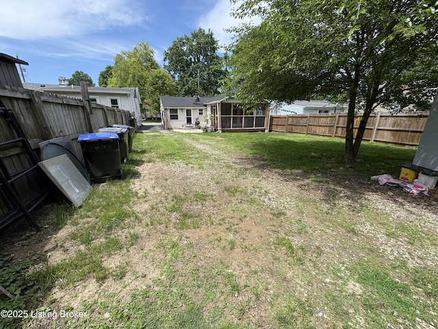 1244 Morgan Ave, Louisville, KY 40213 - view of yard featuring a sunroom