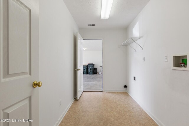 10436 Monticello Forest Cir, Louisville, KY 40299 - laundry room featuring laundry area, carpet flooring, hookup for a washing machine, and visible vents