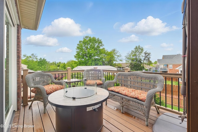 view of deck