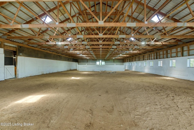 view of horse barn