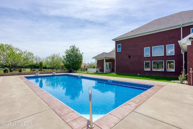 pool featuring a patio