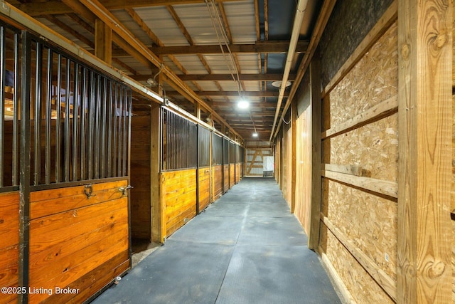 view of horse barn
