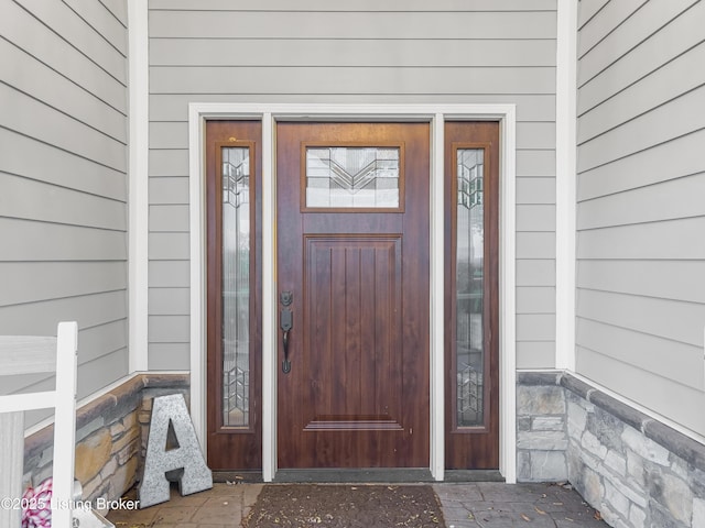view of entrance to property