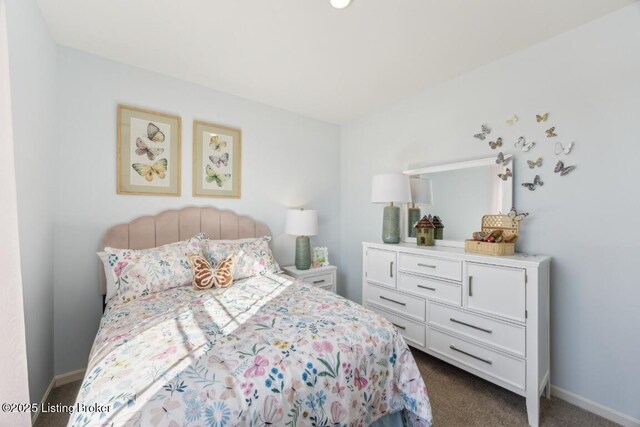 11036 Pheasant Hill Cir, Louisville, KY 40229 - bedroom featuring baseboards and dark carpet