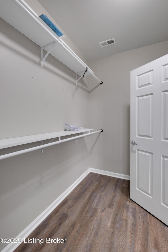 10002 Brownsboro Gardens Cir, Louisville, KY 40241 - spacious closet featuring visible vents and wood finished floors