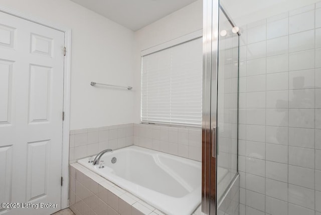 220 Rockcrest Way, Louisville, KY 40245 - bathroom featuring a tile shower and a bath
