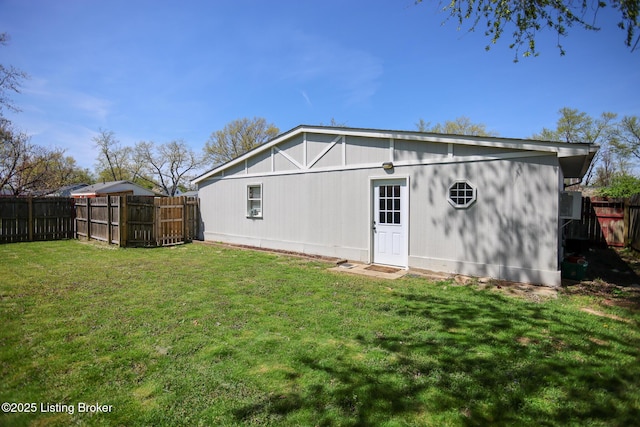 9500 Galene Dr, Louisville, KY 40299 - view of outbuilding featuring a fenced backyard