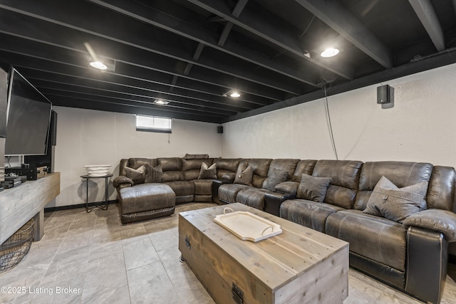 view of living area