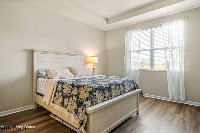 4107 Cobblestone Ln, La Grange, KY 40031 - bedroom with baseboards, visible vents, and wood finished floors