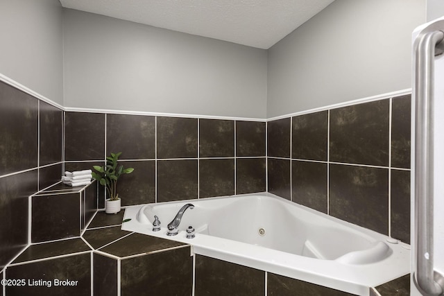 bathroom with a jetted tub