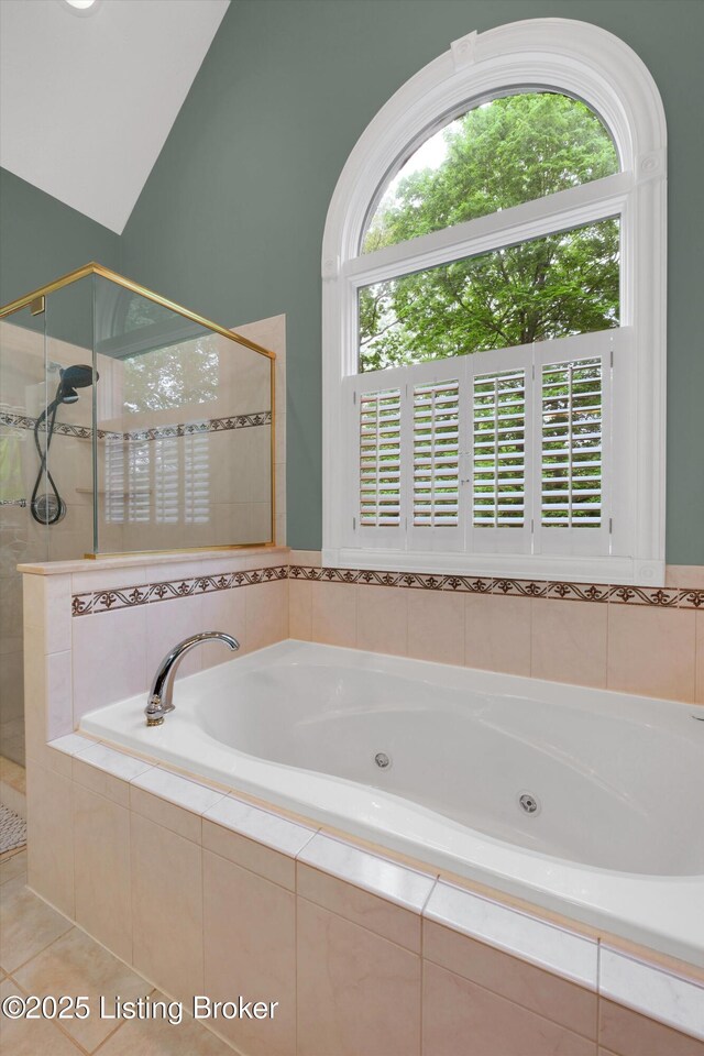 302 Hampton Rd, Brandenburg, KY 40108 - bathroom with plenty of natural light, a whirlpool tub, and a stall shower