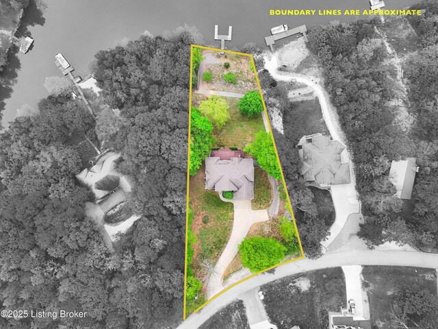 302 Hampton Rd, Brandenburg, KY 40108 - birds eye view of property