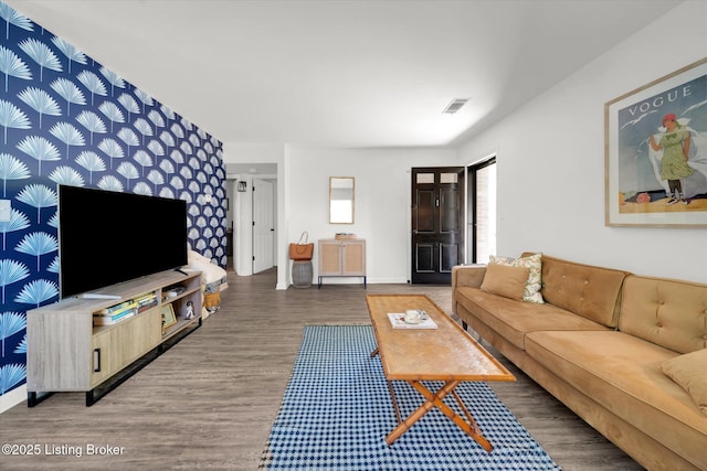 2100 Murray Ave, Louisville, KY 40205 - living area with wood finished floors and baseboards