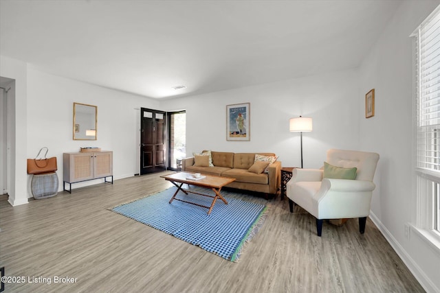 2100 Murray Ave, Louisville, KY 40205 - living room featuring wood finished floors and baseboards