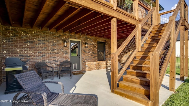 157 Tommy Ct, Shepherdsville, KY 40165 - view of patio featuring stairs