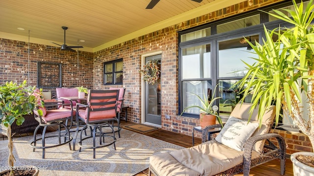 157 Tommy Ct, Shepherdsville, KY 40165 - view of patio featuring ceiling fan