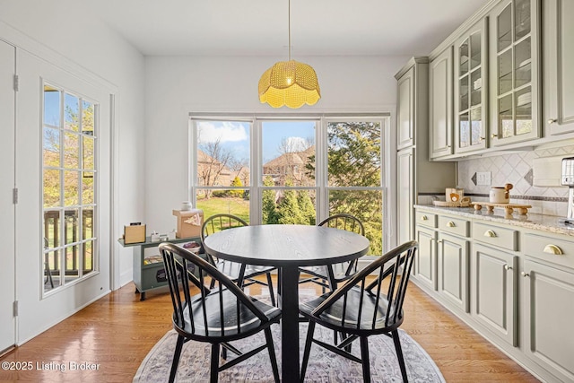 1203 Winding Creek Pl, Louisville, KY 40245 - dining space featuring plenty of natural light and light wood finished floors