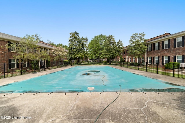 pool with fence