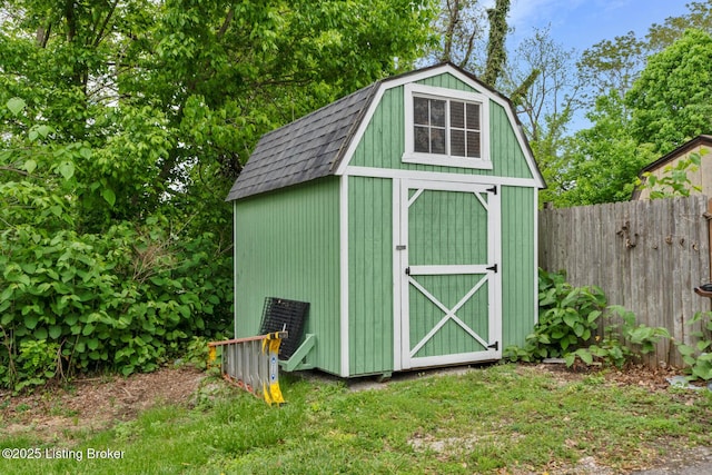 717 Highland Ave, Carrollton, KY 41008 - view of shed with fence