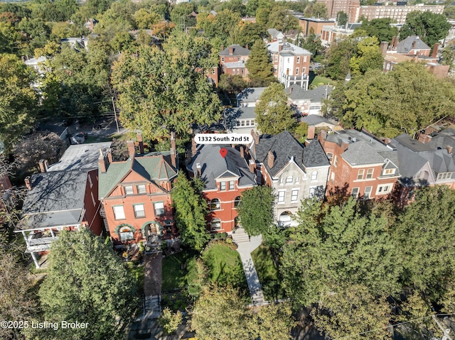 1332 S 2nd St, Louisville, KY 40208 - drone / aerial view with a residential view
