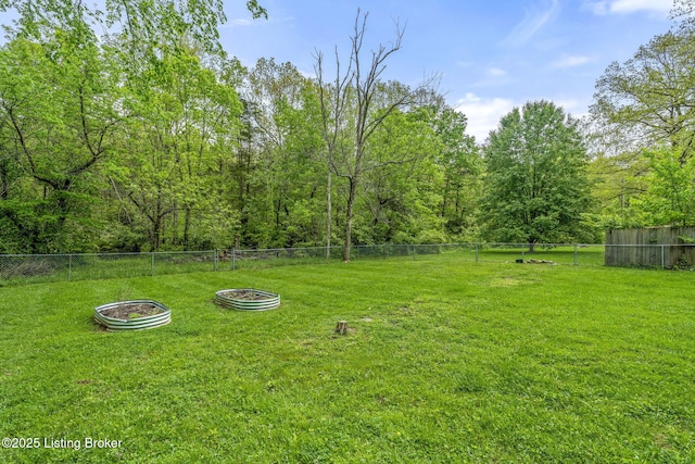 view of yard