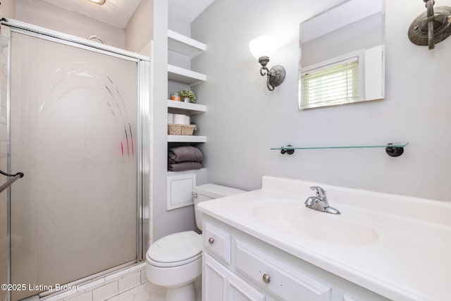 7411 Colt Dr, Louisville, KY 40214 - full bath with vanity, toilet, and a shower stall