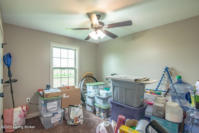 450 Rolling Way, Smiths Grove, KY 42171 - interior space featuring a ceiling fan