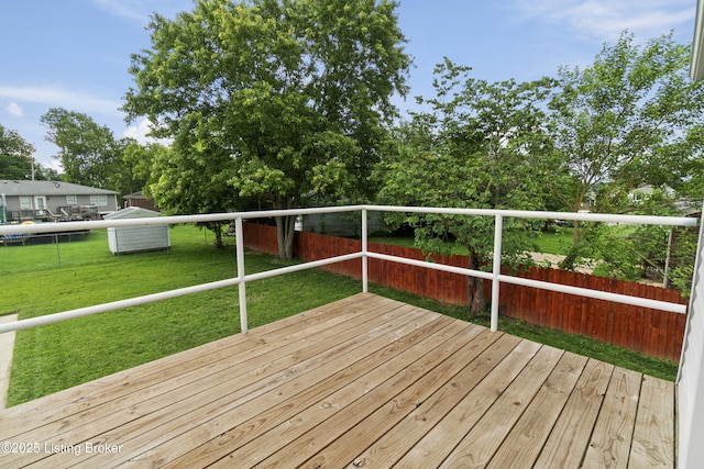 120 Emily Dr, Mt Washington, KY 40047 - wooden terrace featuring a fenced backyard
