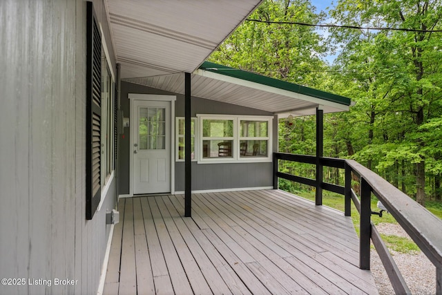 340 Cherry Pass, New Haven, KY 40051 - view of wooden terrace