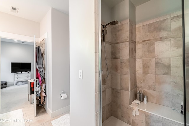 9410 Norton Comnons Blvd, Prospect, KY 40059 - full bath featuring tiled shower and tile patterned floors