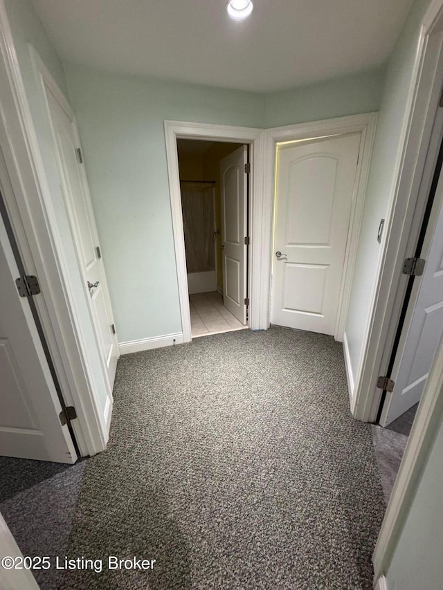 14401 Estate Ridge Blvd, Louisville, KY 40291 - unfurnished bedroom featuring carpet floors, baseboards, recessed lighting, and ensuite bathroom