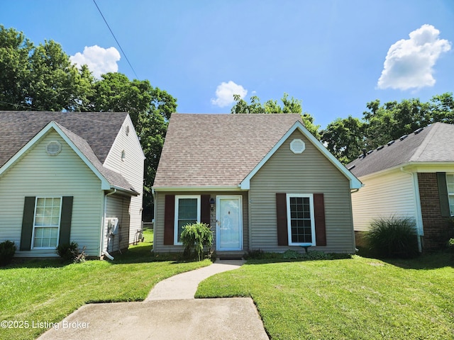 611 Malcolm Ave, Louisville, KY 40223 - view of front of house featuring a front lawn and a shingled roof