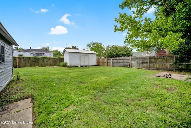 2060 S Preston St, Louisville, KY 40217 - view of yard with a storage shed and an outdoor structure